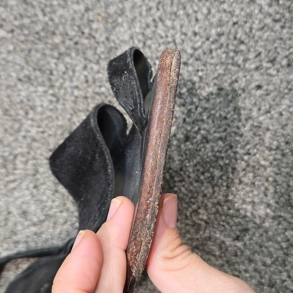 Free People Women Gladiator Suede Loop Toe Sandals Flats shoes sz 39/8.5-9 - Picture 13 of 14